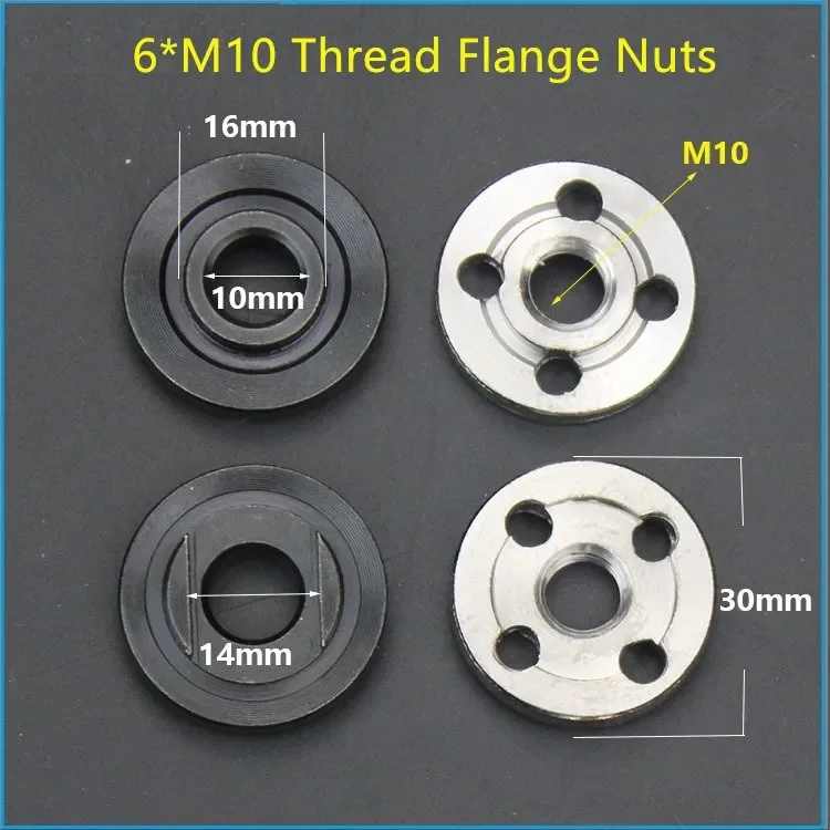 Imagem -02 - Kit de Chave Inglesa para Moedor de Ângulo Porca de Bloqueio de Flange Acessórios para Moedor de Ângulo Ferramenta de Reparo de Porcas de Metal para Cubos Discos de Substituição