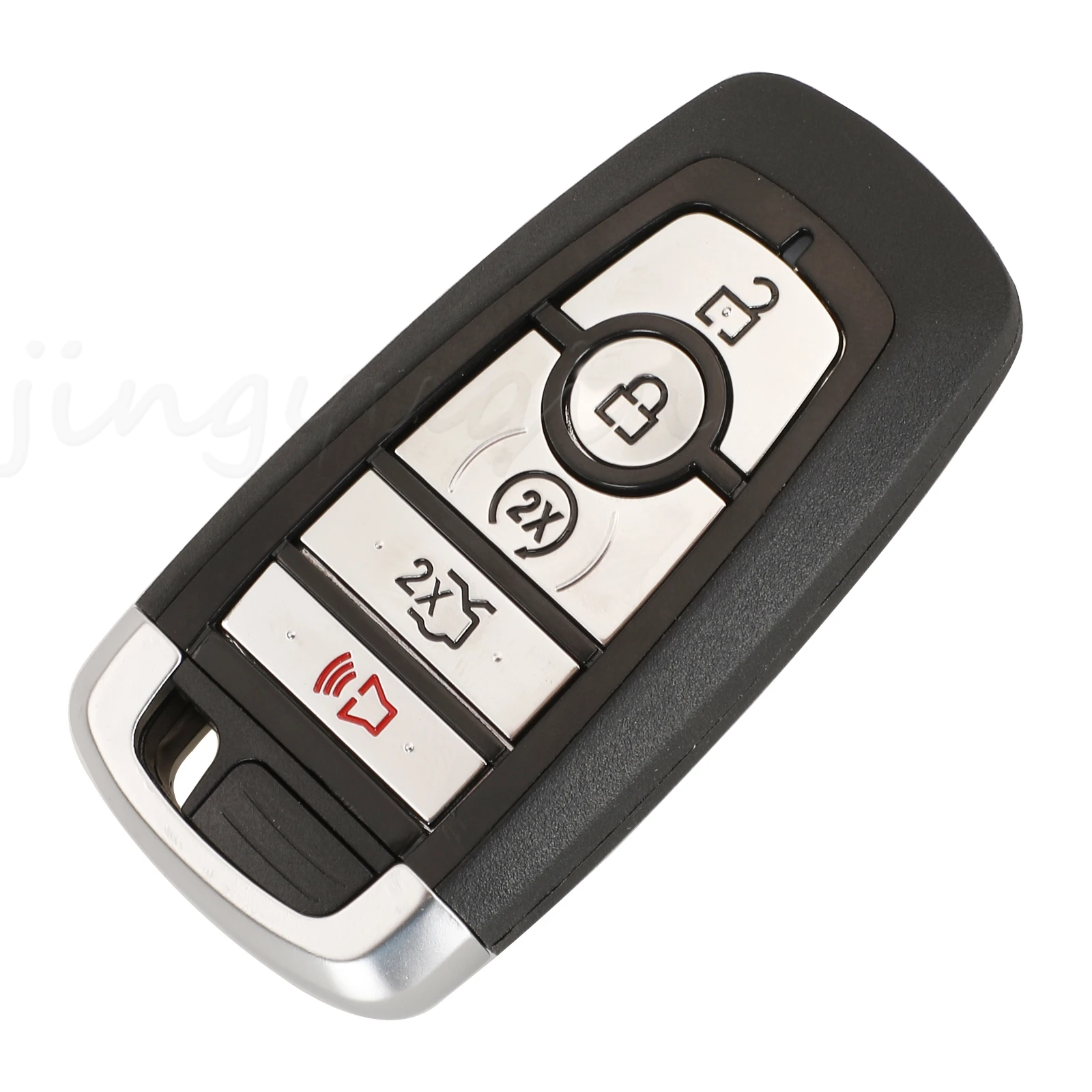 Jingyuqin 4/5BTNS Remote Car Key Case Shell For Ford Focus Mondeo EDGE Taurus Mustang Equinox Ecosport Escort Everest 2015-2018