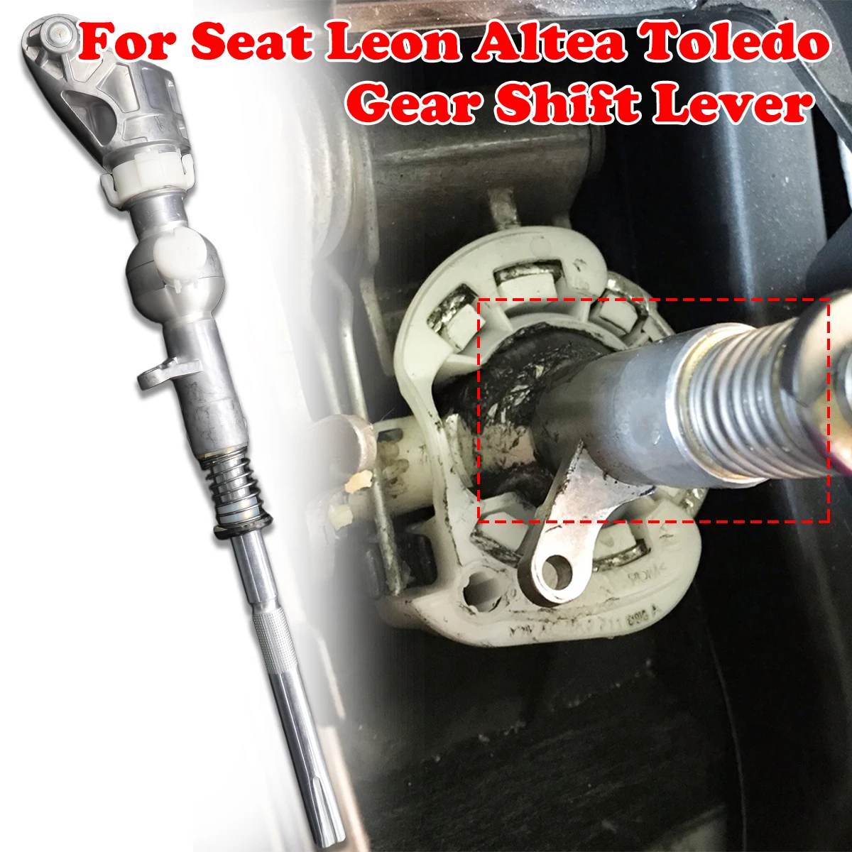 Manual Gear Shift Lever Gearbox Gearshift Shifter Spring Bushing Repair Kit For Seat Leon 1P1 Cupra Mk2 Altea 5P1 Toledo III 5P2