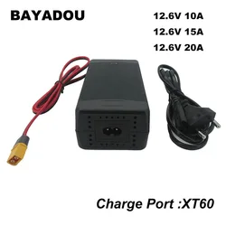 12.6V 10A 15A 20A Li-ion Fast Charger 3S 12V 12 Volt 10.8V 11.1V Lithium Battery Charger XT60 Connector