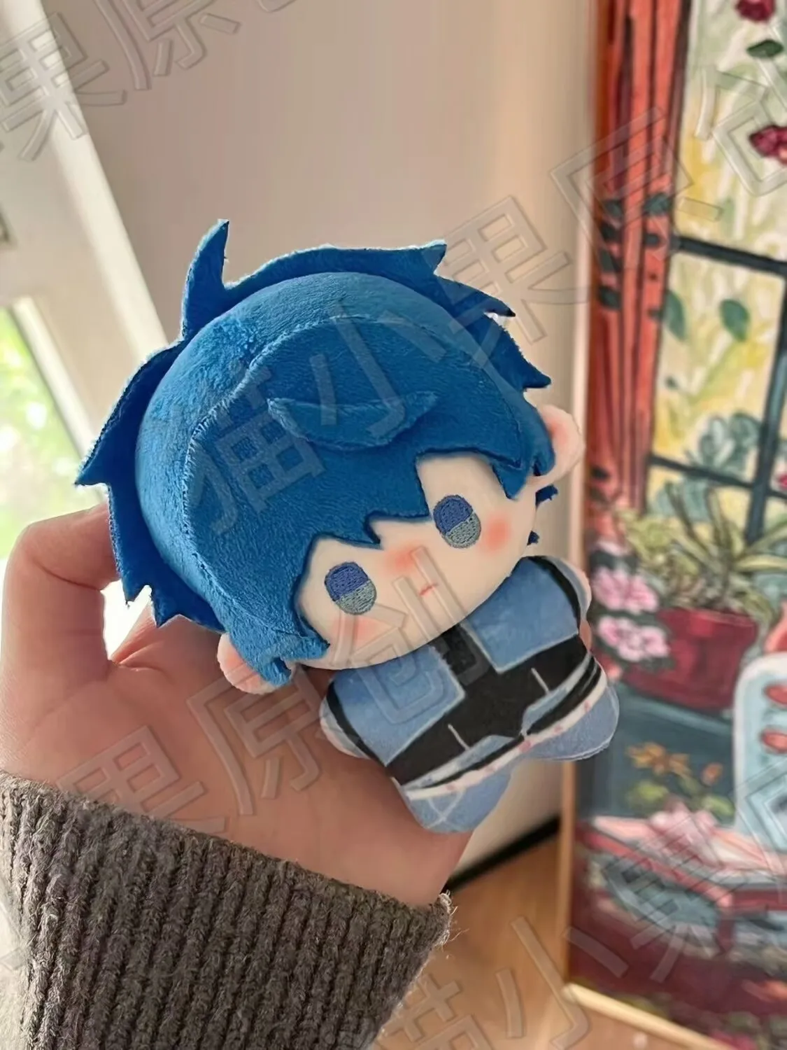 오리지널 애니메이션 '두루오 대륙' 팬아트 '탕 산' 10cm 프린트 면 인형 선물