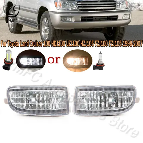 PMFC For Toyota for Land Cruiser 100 HDJ100 HZJ105 FZJ100 FZJ105 1998-2007 Fog Light Fog Light Headlight Driving Fog Lamp