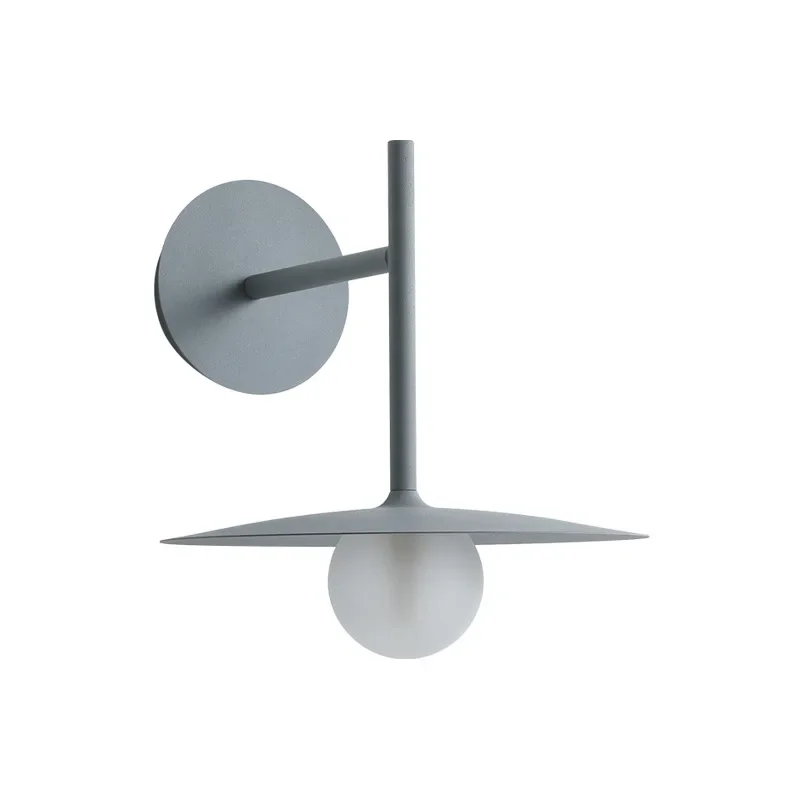 

Nordic style simple creative personality living room background wall aisle corridor balcony flying saucer wall lamp