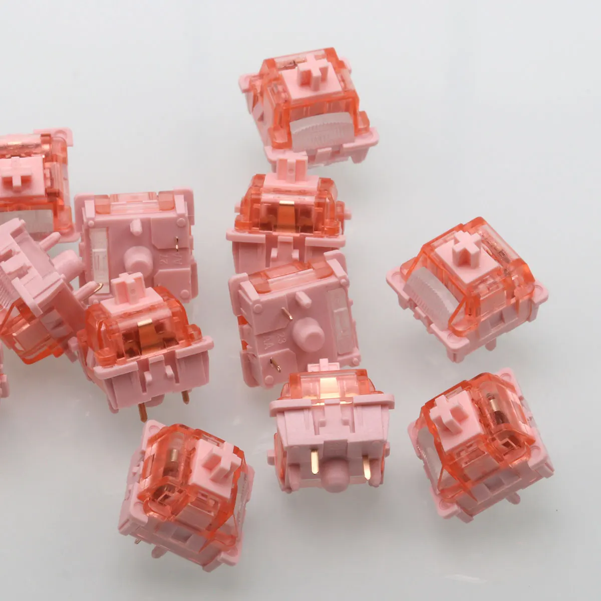 Leobog Feather Switch 29g Linear Pre-Lubed 5 Pins HotSwap Pom Stem Switches For Mx Mechanical Keyboard 기계식 키보드 축