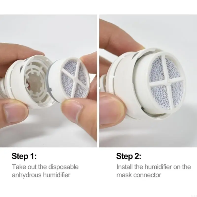 M6CB Round CPAP Humidifier Filter Pads for ResMed AirMini, 3 Pack Travel