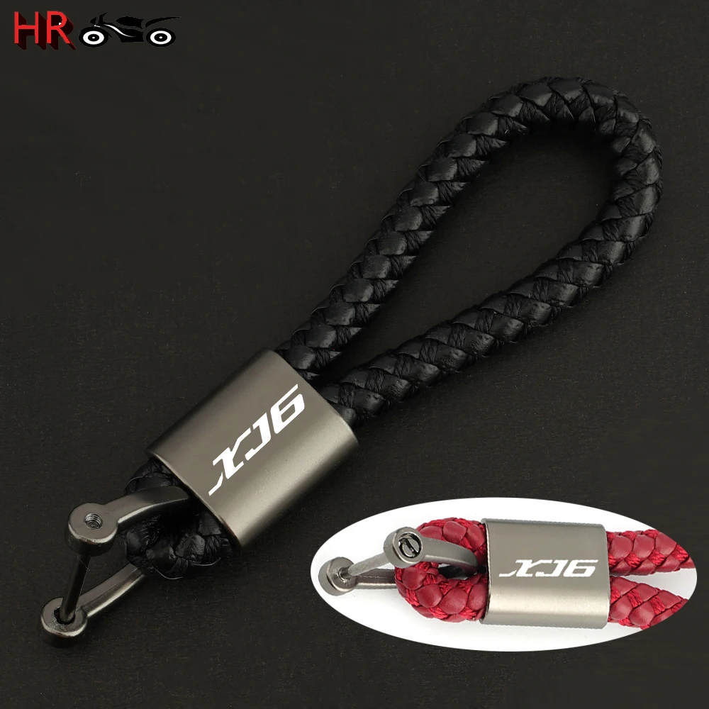 High Quality Key Chain Ring Accessories For YAMAHA XJ6 DIVERSION 2009-2015 11 12 13 14 Motorcycle Braided Rope Keyring Keychain