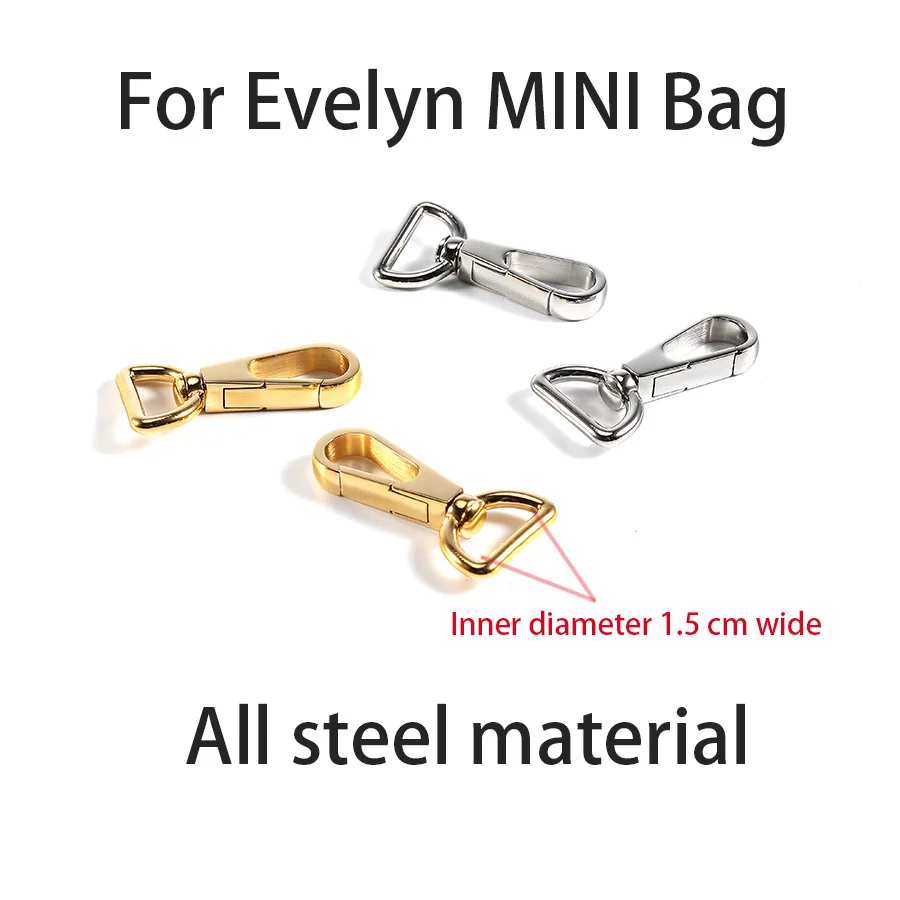 For Evelyn Mini Bag Vacuum Plated Steel Buckle High-Quality All-Steel Shoulder Strap Accessory