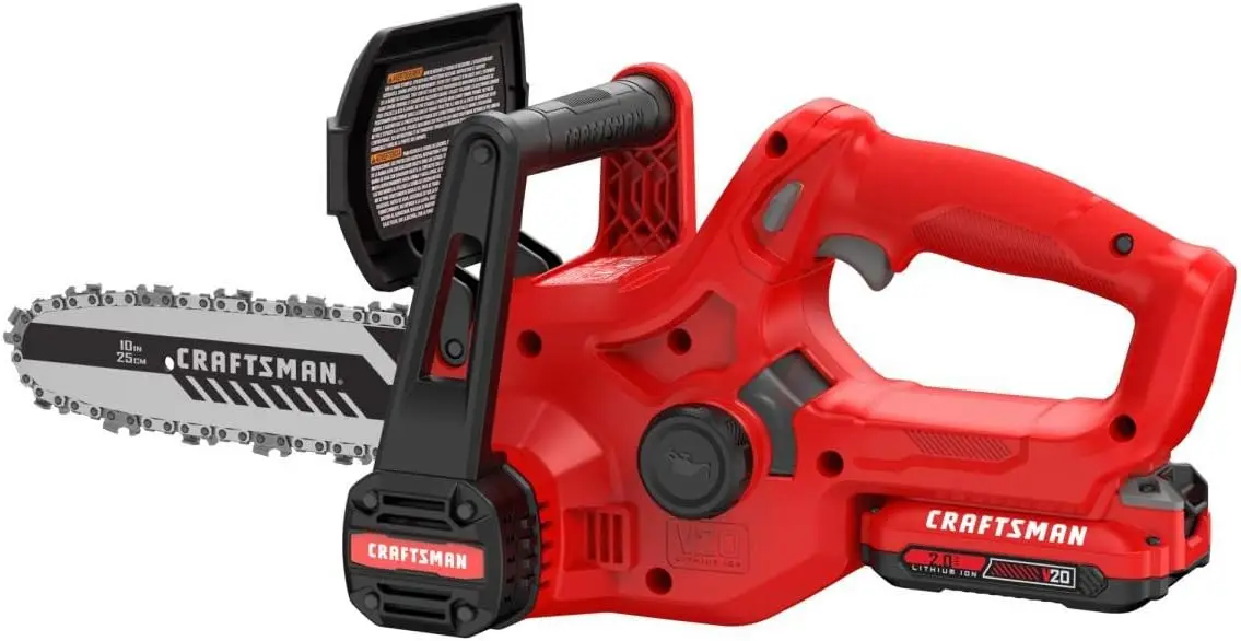 V20 Mini Chainsaw, 10 inch, Battery and Charger Included (CMCCS610D1)