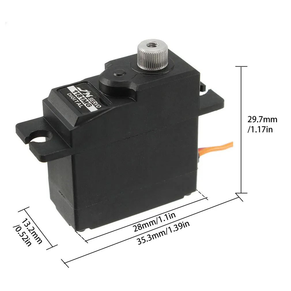 JX Servo PDI-1181MG 18g 3.5KG Digital Servo Metal Gear for Wltoys 144001 WPL RC Car B1/16 B24 C14 C24 Helicopter Airplane