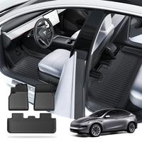YZ For Tesla Floor Mat Model Y Juniper 2025 Car Trunk Mat Luggage Mat TPE waterproof Anti-Slip Set Floor Liner Mat