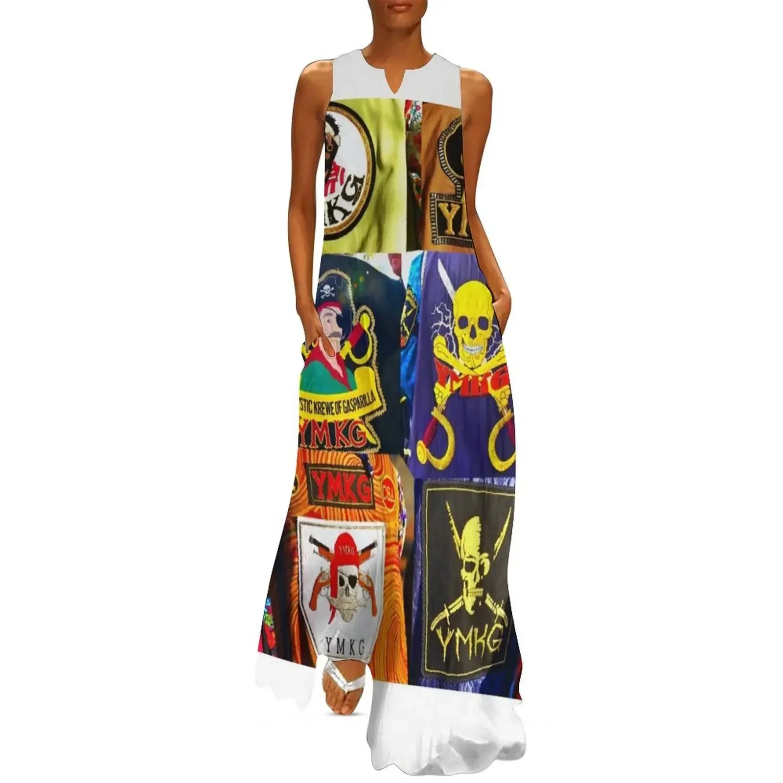 

Ye Mystic Krew of Gasparilla patches Long Dress Woman dresses prom dress 2025 dress summer long women