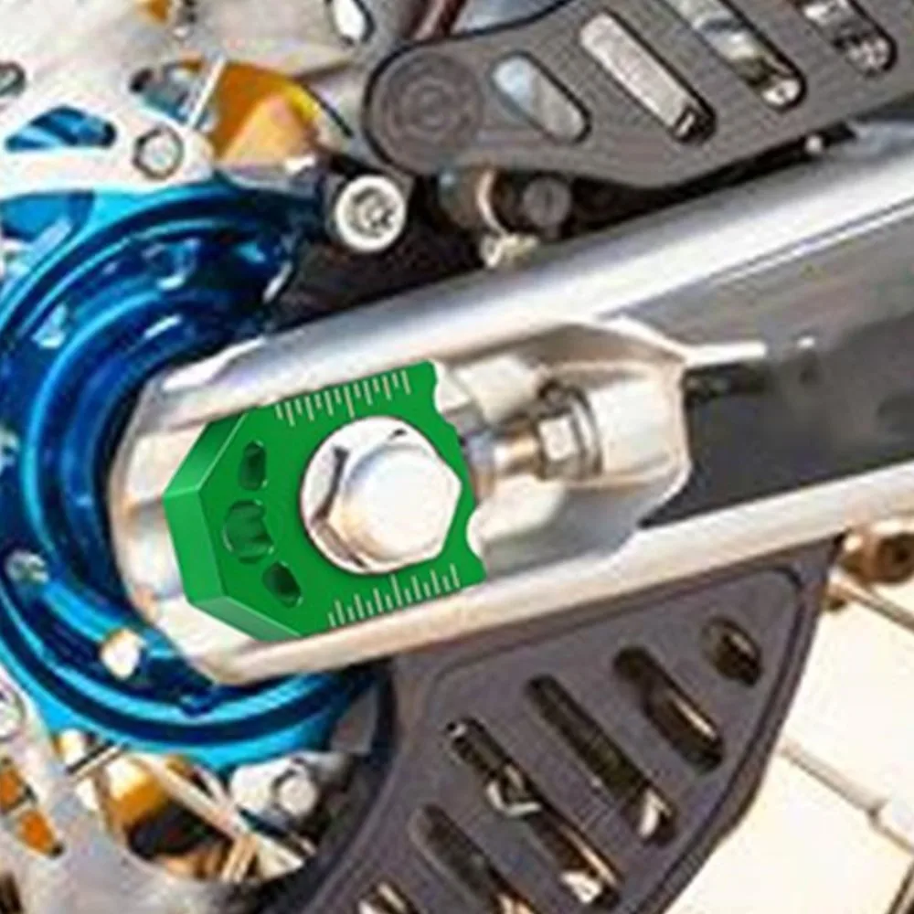 Motorcycle Rear Sprocket Adjuster For KAWASAKI KX125 250 KX250F KXF 250 KX450F 2006-2016 KLX450R Chain Adjuster