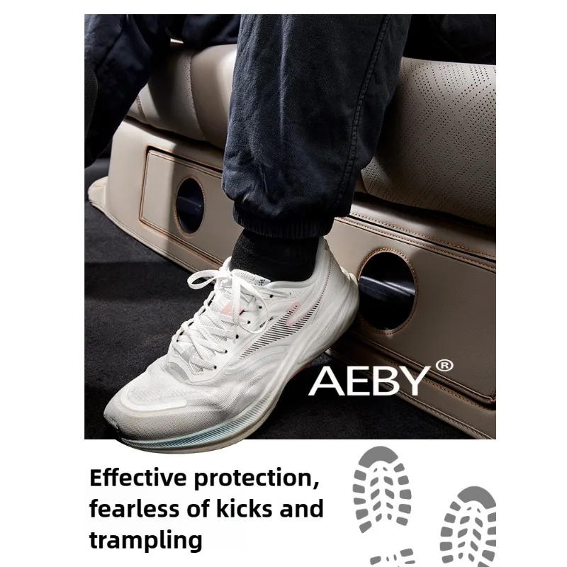 

AEBY For BYD Atto 3 2022-2025 Waterproof Easy Clean Car Interior Mat,Anti-Scratch Waterproof Cover Set, Rear Kick Pad Protector