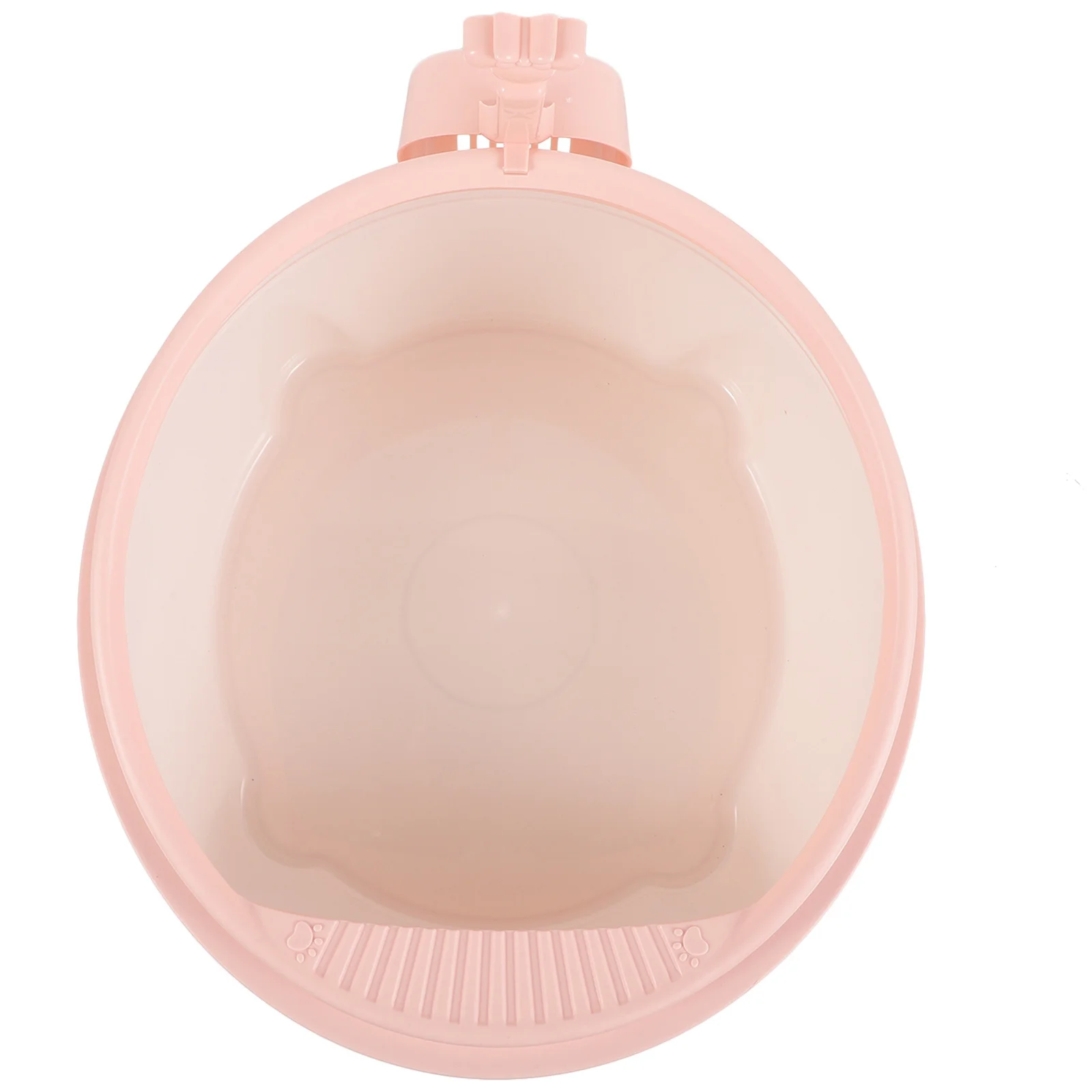 

1 set Cat Litter Box Semi Enclosed Kitten Toilet Large Capacity Anti Splash Portable Design For Home Pet Shop Bathroom Reusable