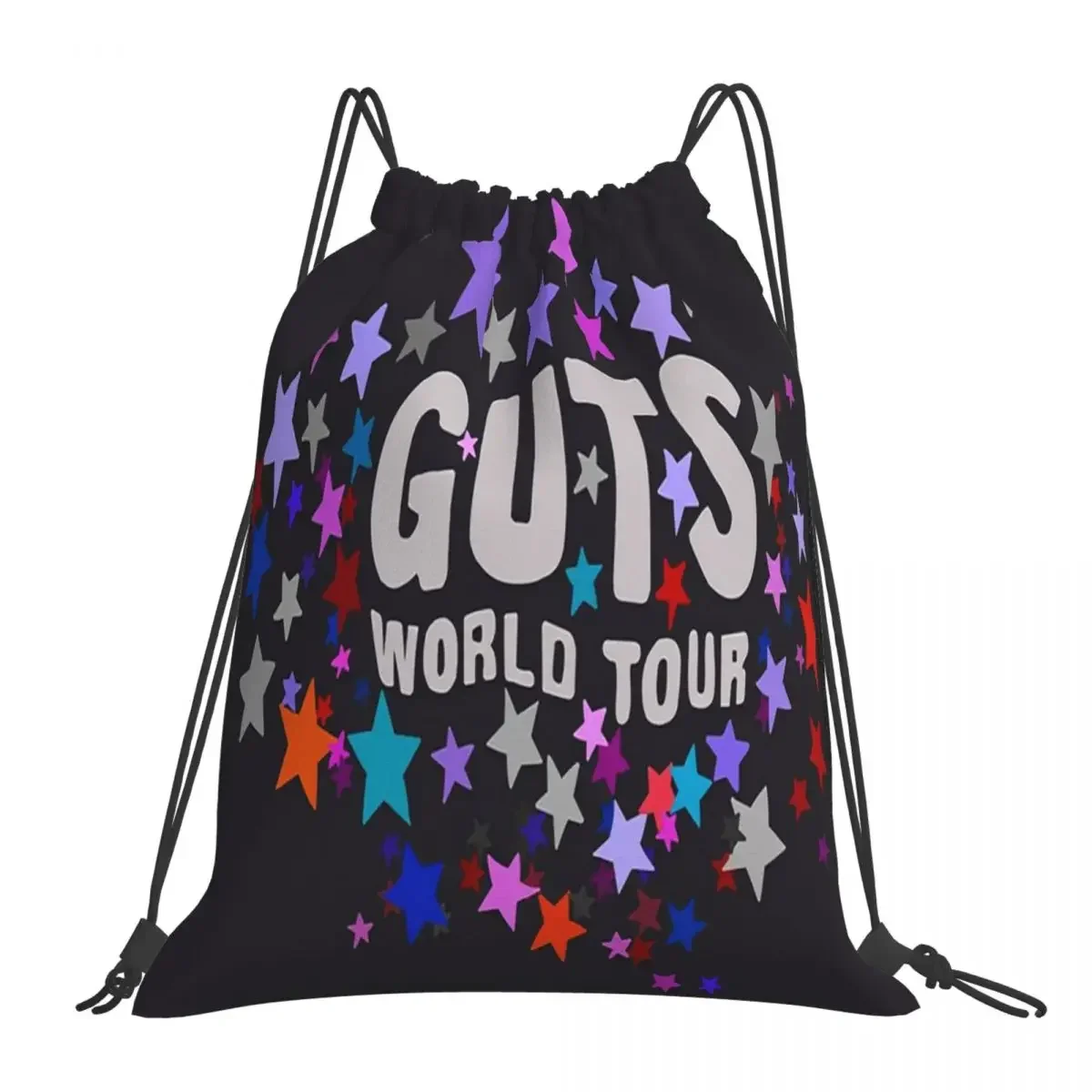 GUTS Tour Stars Backpacks Portable Drawstring Bags Drawstring Bundle Pocket Sports Bag BookBag For Man Woman School