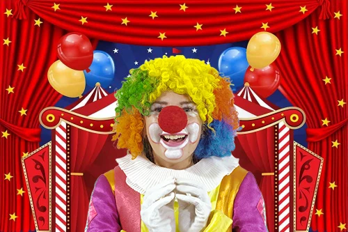 Telón de fondo de circo para fotografía, fiesta de cumpleaños, Baby Shower, globo, elefante, circo, Carnaval, retrato para niños