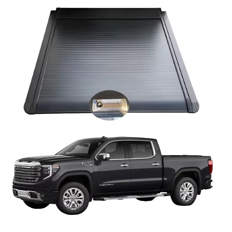

Factory Supply Tonneau Cover Car Aluminium Alloy Roller Lid for Jac T8 Ram 1500 Navara D40 Pick up Truck Hard Bed Cover
