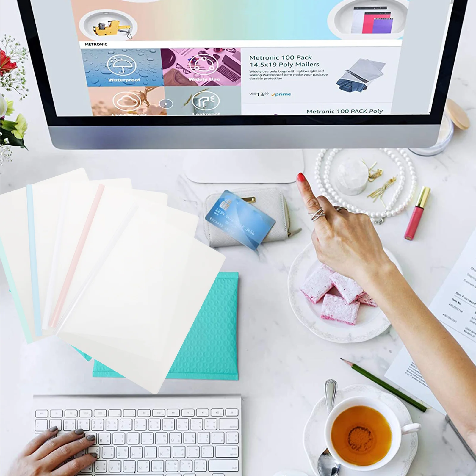 

10 шт. простых папок формата А4, стильные папки для документов, легкий портативный органайзер для хранения отчетов, договоров и файлов дома или в офисе