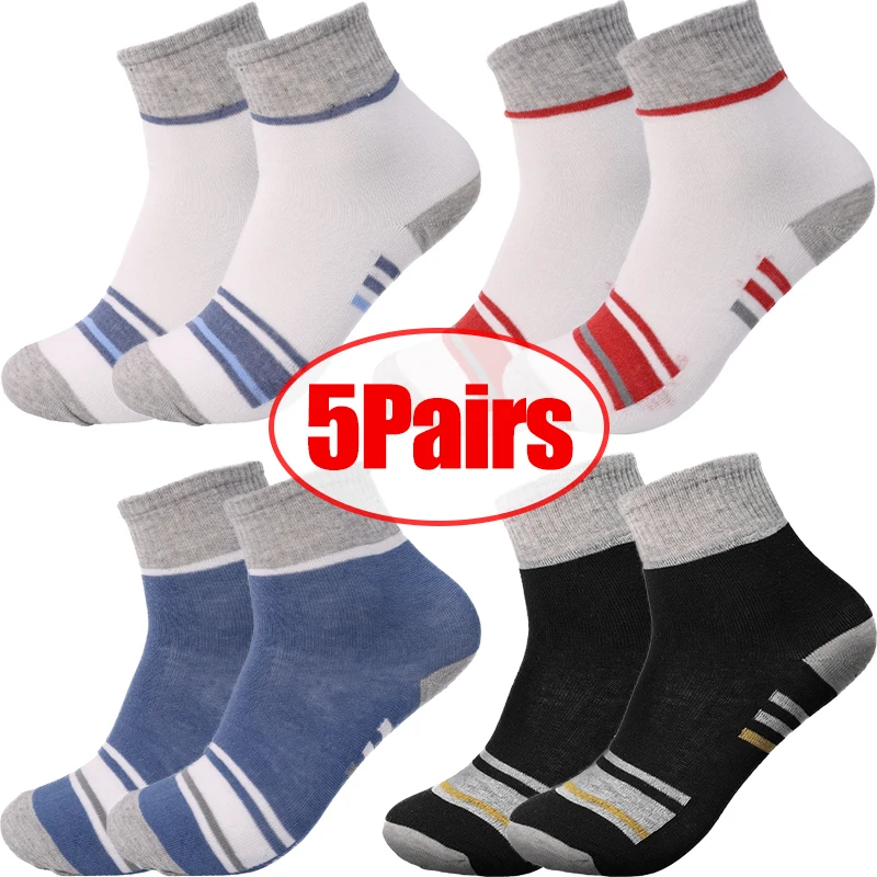 Men Sport Cotton Socks Breathable Deodorant Casual Business Socks Color Blocking Middle Tube Winter Warm Sock Antibacterial