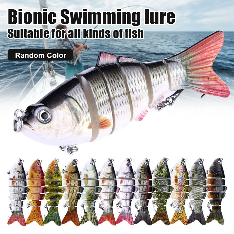 

Wholesales Bionic Fishing Bait Fishing Fake Plastic Hard Bait for Underwater Fishing random color