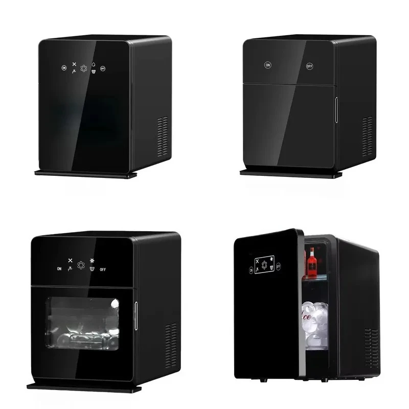for Commercial Electric Desktop Square Ice Maker 50mm with LCD Display Suitable for Home and Hotel Use