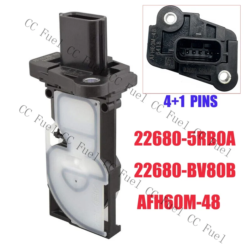 C+ 22680-5RB0A Mass Air Flow MAF Sensor for Nissan Pathfinder Rogue INFINITI QX60
