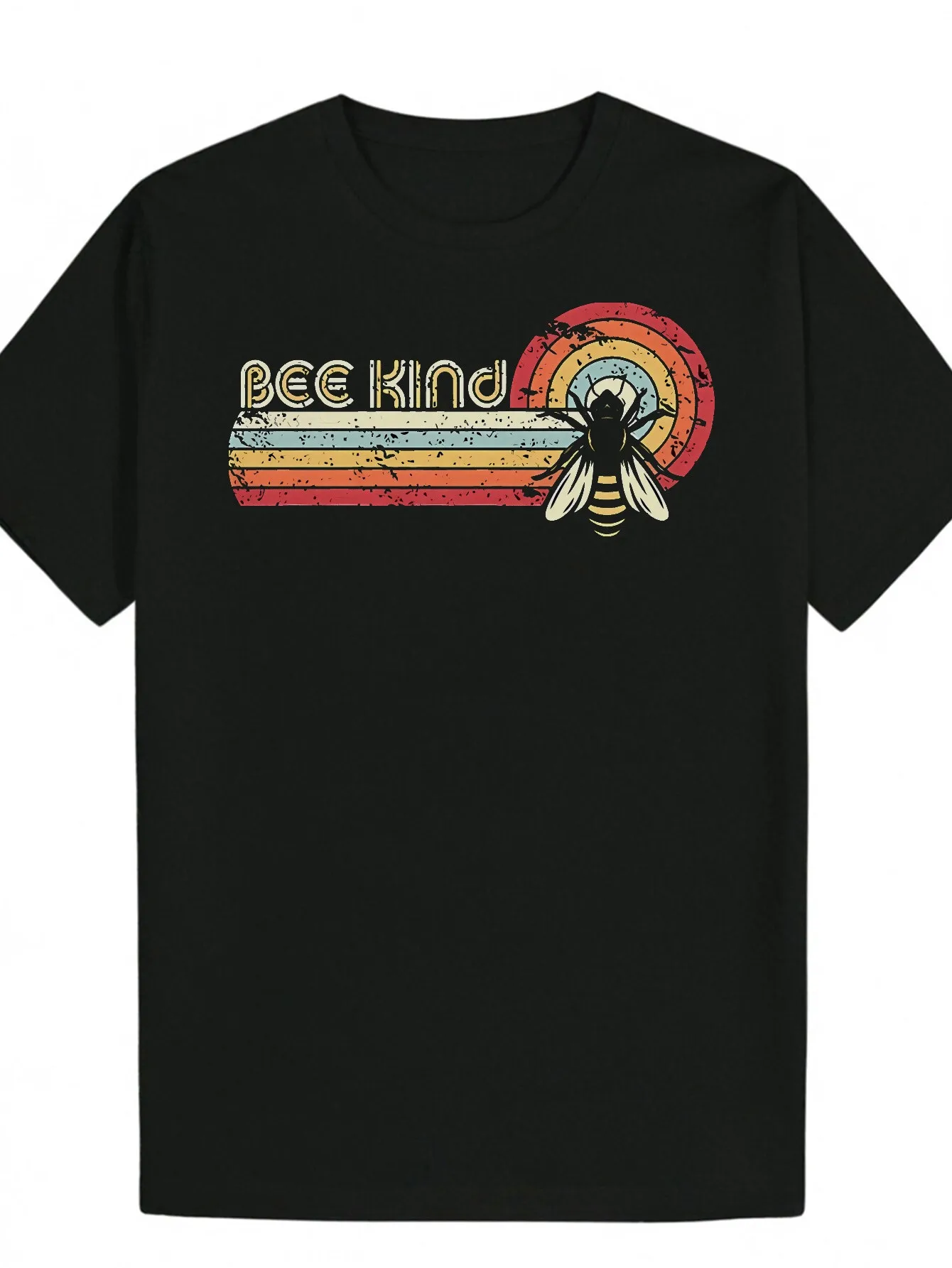 

BCC KIND Men's Rainbow Graphic T-Shirt, Short Sleeve Casual