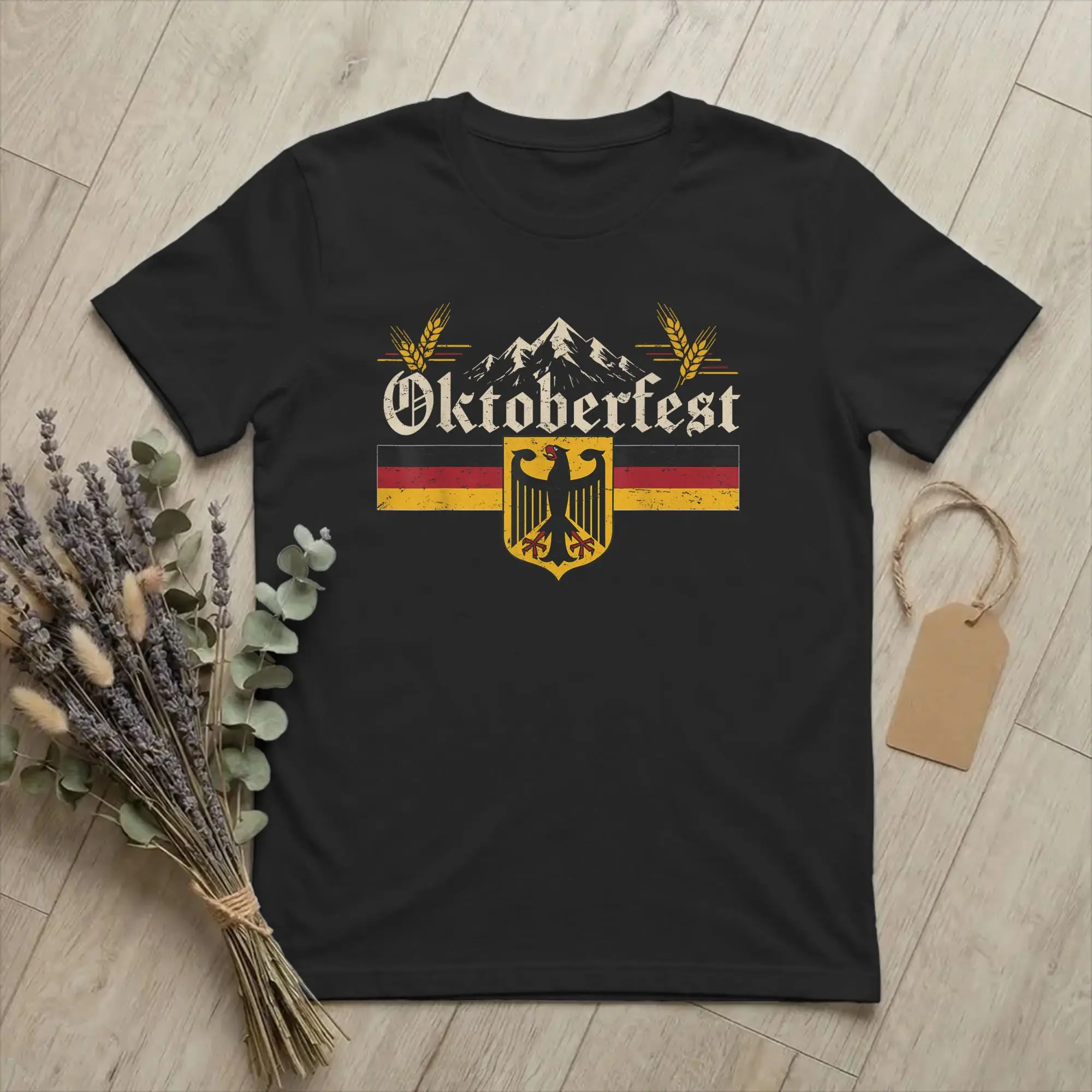 Oktoberfest Prost German Drinking Beer T Shirts Men's Cotton Vintage T-Shirts Crewneck Octoberfest Tee Short Sleeve Tops Gift