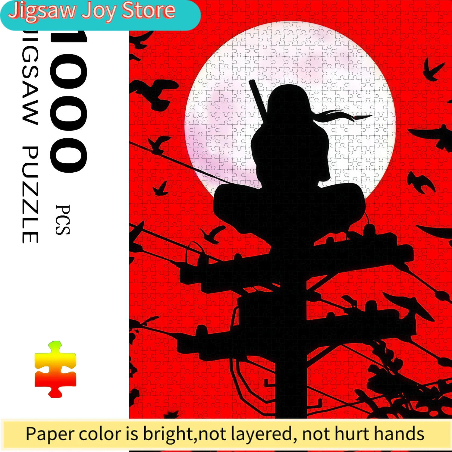 

Boxed s Anime Themed High-Difficulty Paper Puzzle - Large Interactive Game for Adults and Families, DIY Home Decor Brain Chal