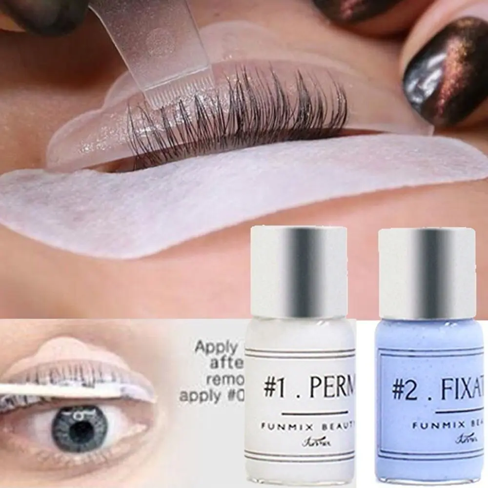 1/2 Pcs Woman's Fashion Makeup Tool Non-stimulating Eyelash Perm Eyelash Lift Eyelashes Curling Fiaxtion Cilia Extension