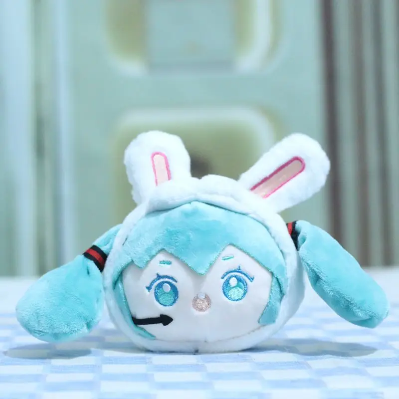 2024 New 15cm Cute Hatsune Miku Future Doll Zero Wallet Pendant Plush Toy Doll Bag Pendant Key Chain Doll Christmas Gift Toys