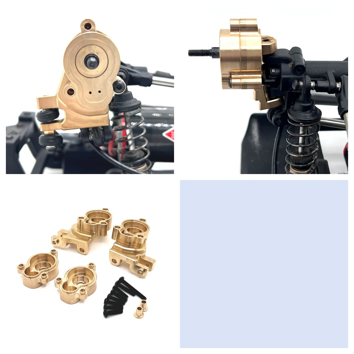 

Easy Control 1/10 YK4106 YK4107 Обновление автомобиля с дистанционным управлением Латунная передняя ось Рулевая чашка Крышка шестерни