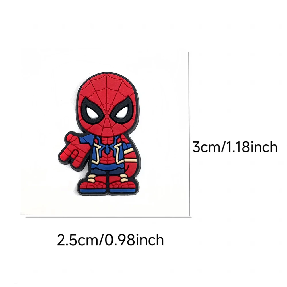 Hot Sales 9-200Pcs Mesuca Cartoon Anime Series PVC Shoe Charms Accessories DIY Detachable PVC Shoe Decorations Creativity Gifts