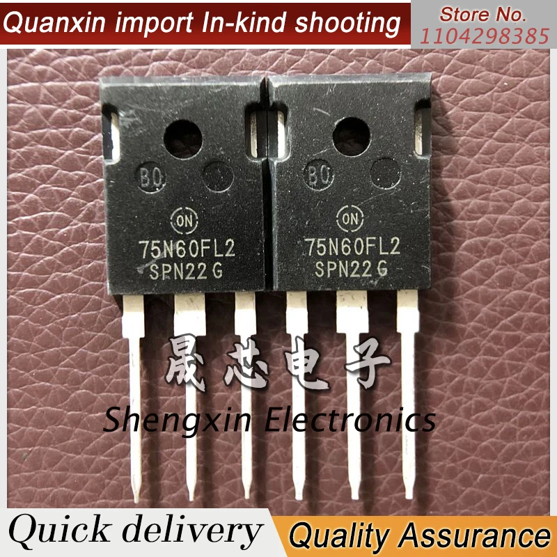 5PCS-10PCS 75N60FL2 NGTB75N60FL2WG 75A600V IGBT Imported Original Best Quality