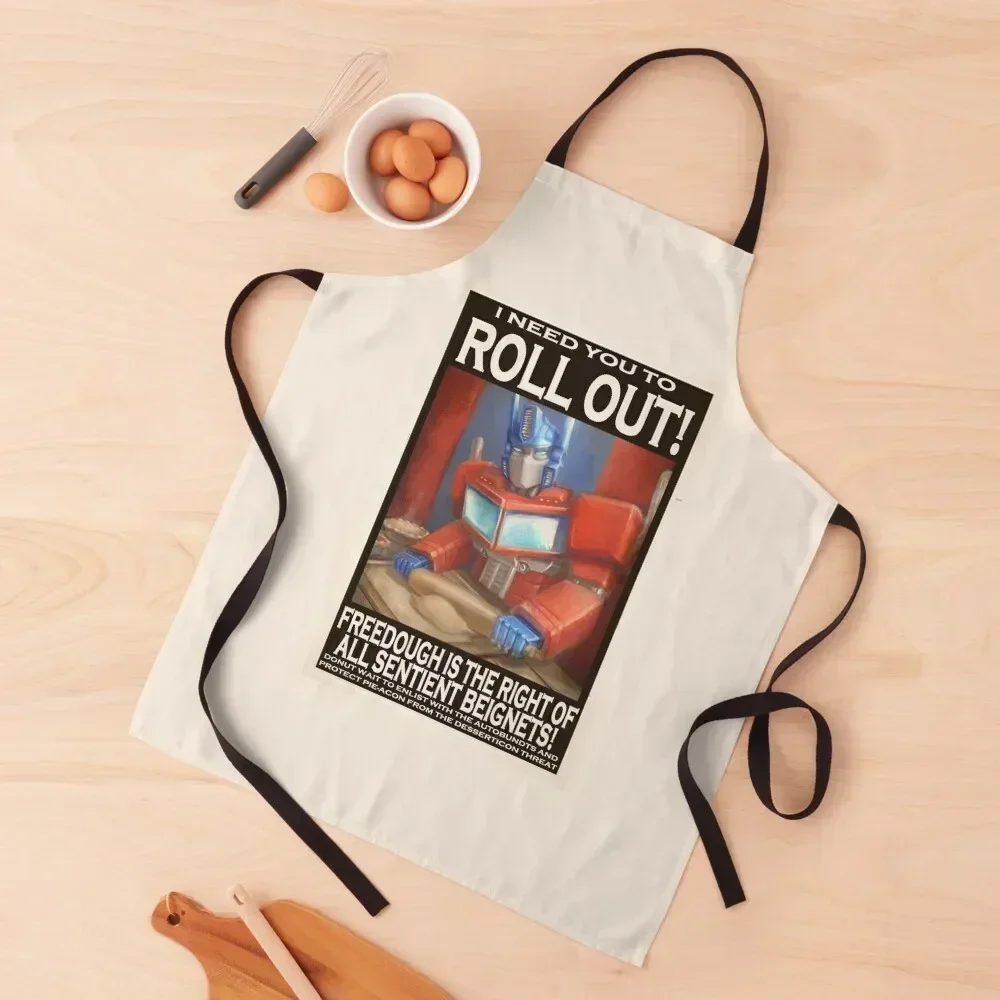 

Autobots, Roll Out (That Dough) Apron barber uniform esthetician Smock for hairdressing For Woman Apron