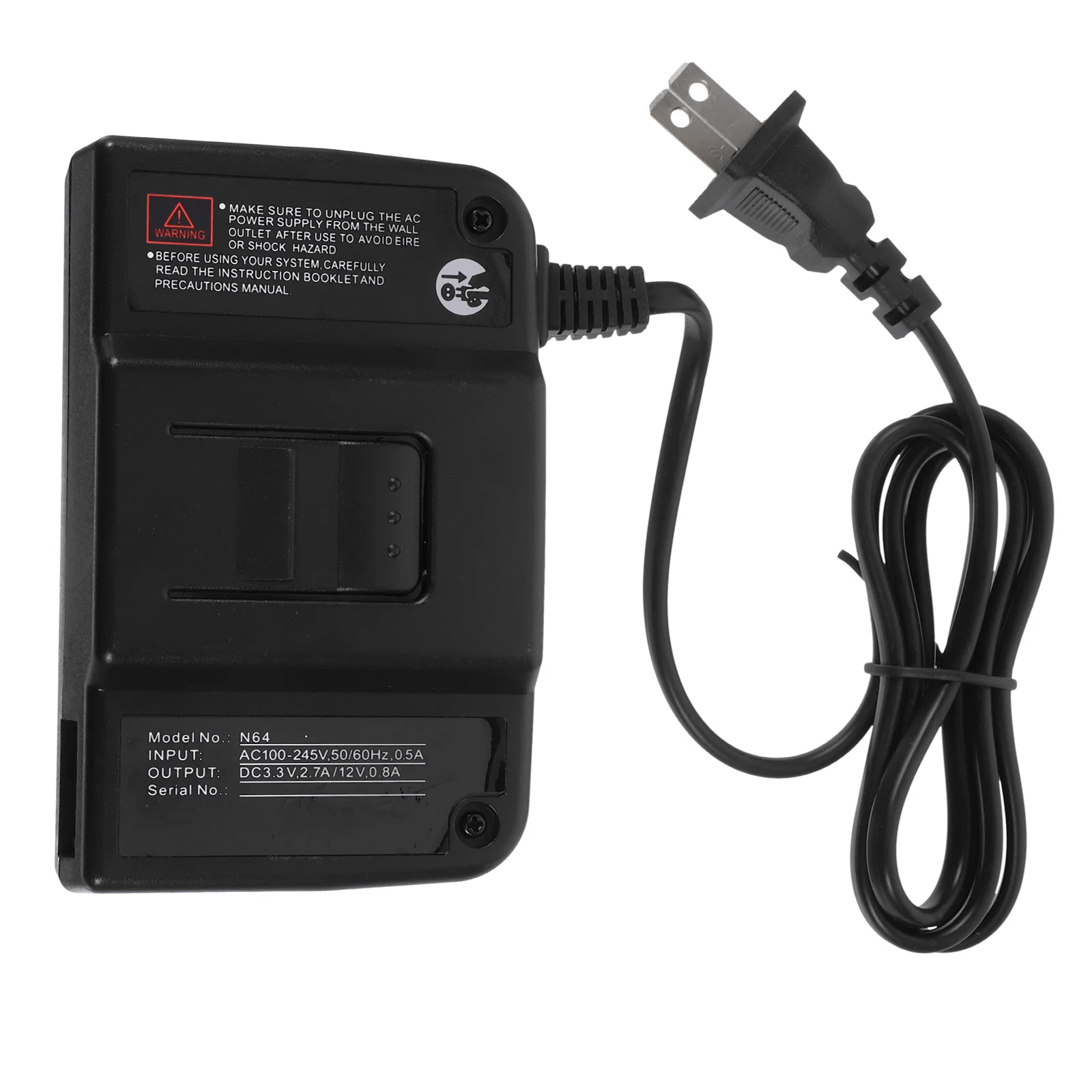 

1 set 1 Set Power Adapter Black With Us Plug Game Console For Power Supply Replacement Accessory For Intercom Device