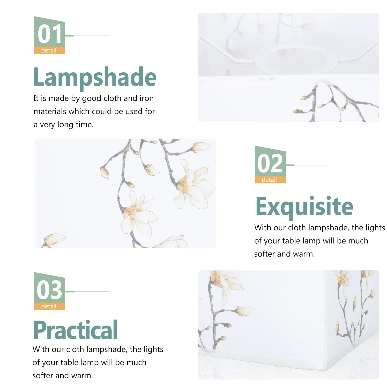 

Retro Cloth Lampshade Chinese Fabric Chandelier Cover For Table Floor Ceiling Lamp Home Decorative Light Shade Printed Design