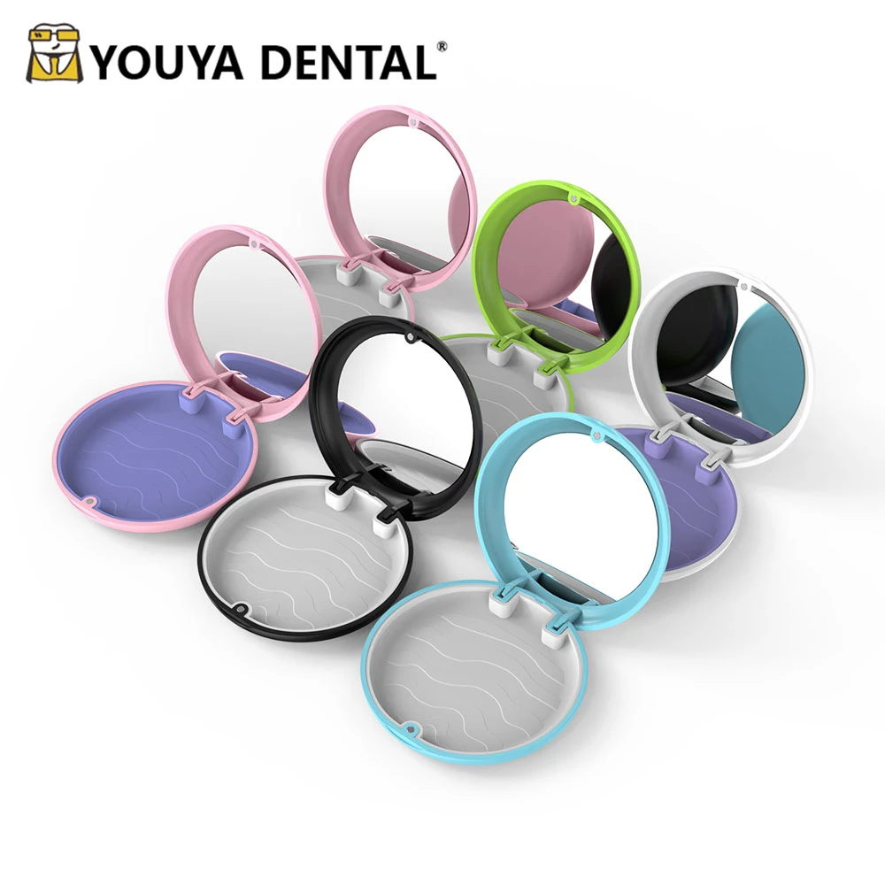 6 Colors Aligner Case Orthodontic Storage Box Fake Teeth Denture Case Dental Retainer Mouth Guard Braces Organizer Oral Care