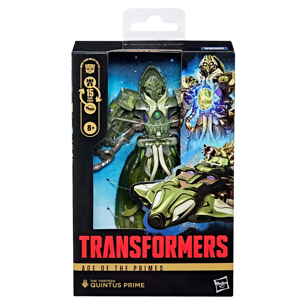 오리지널 NEW Hasbro Transformers Age of the Primes Thirteen Quintus Prime 14cm 디럭스 클래스 액션 모델 피규어 선물 장난감