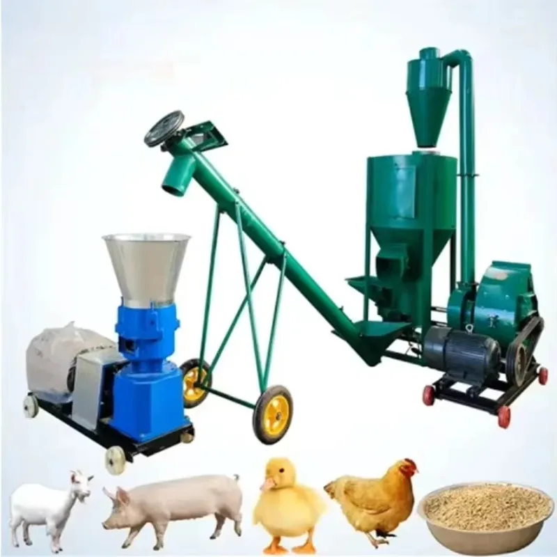 High Productivity Animal Pellet Manufacturing Machine  Poultry Feed Processing