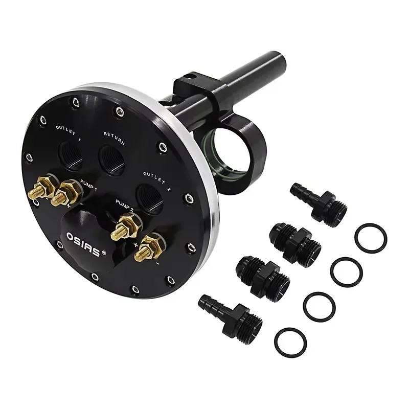 Hot Sale Single and Double Fuel Cell Hanger Set 39-40 mm New Dual Fuel Pump Adjustable Height Black Color