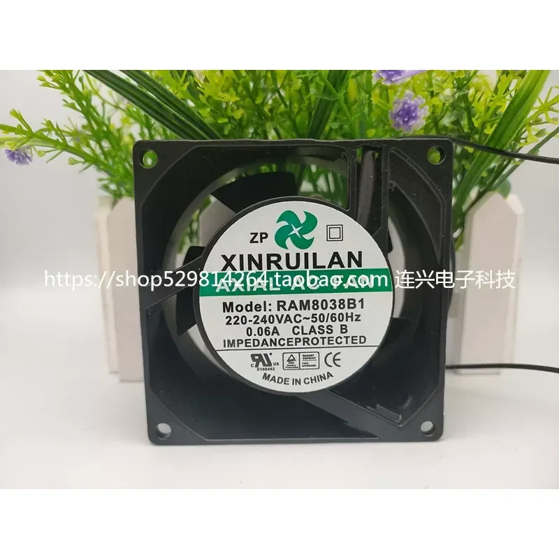 for Xinruilian RAM8038B1 8CM 8038 220V AC Cabinet Cooling Fan New Arrival High Performance Silent Industrial Exhaust Blower