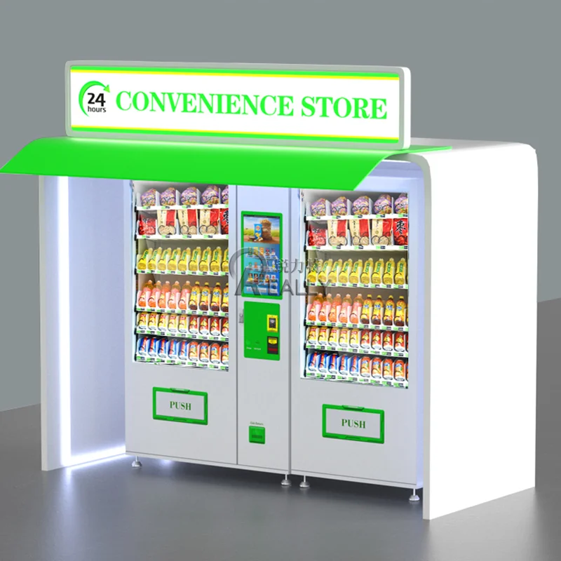 Combo Drink Snack Drinks Vending Machinejapanese Self-Contained Soda Cocoa Vending Machine