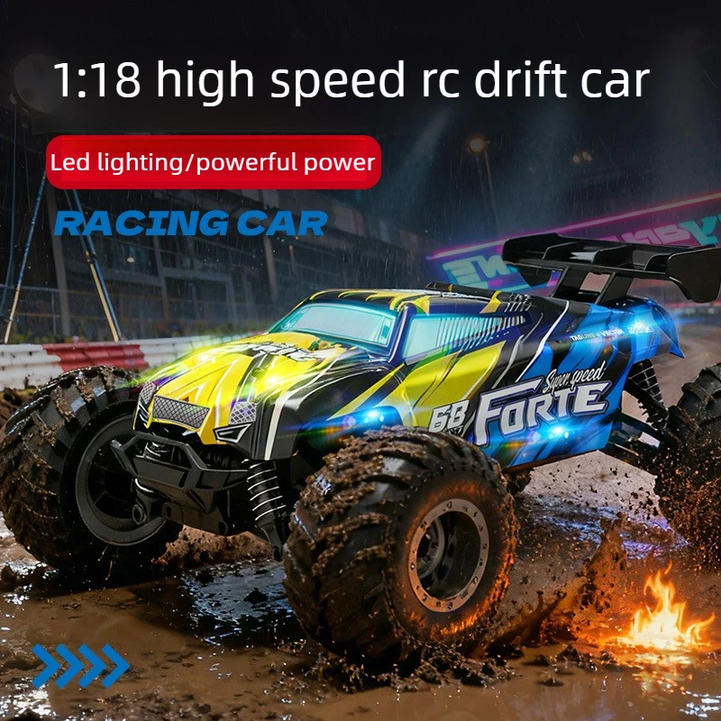 Cool Stuff Toy Car Funny Gift-Hot 50km/h High-speed 4WD Rc Truck,1:18 Climbing Off-road Rc Drift Car,Monster Truck,Toys for Boys