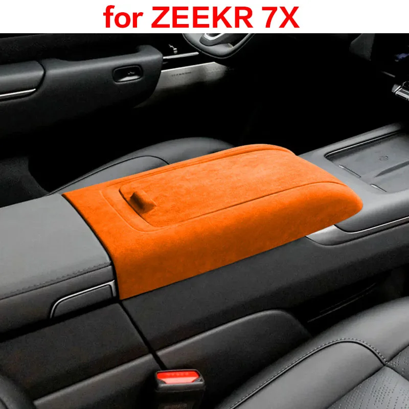 

for ZEEKR 7X TOP Suede Central Control Sliding Cover Interior Sliding Cover Trim Protective Accessories