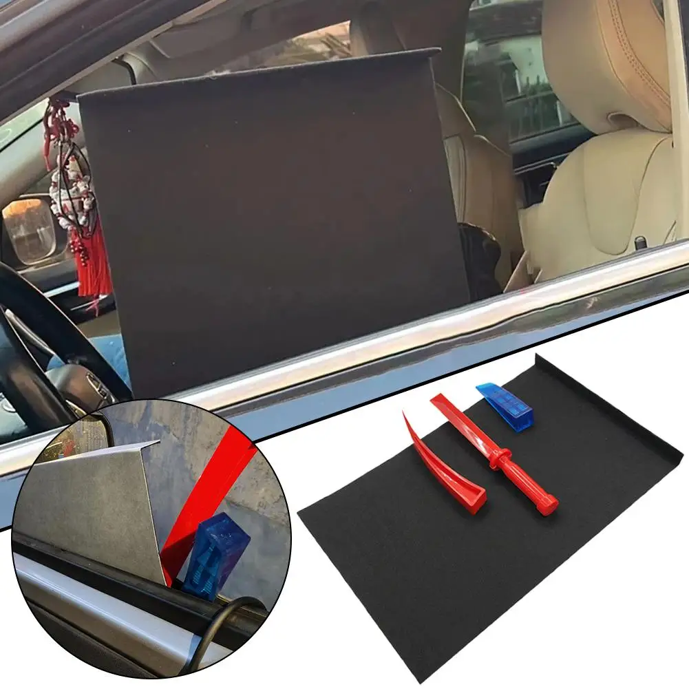 Car Window Guard Protector with Felt Pad, Window Protection Liner for Paintless Dent Repair Tools, Anti-Scratch Interior Accesso