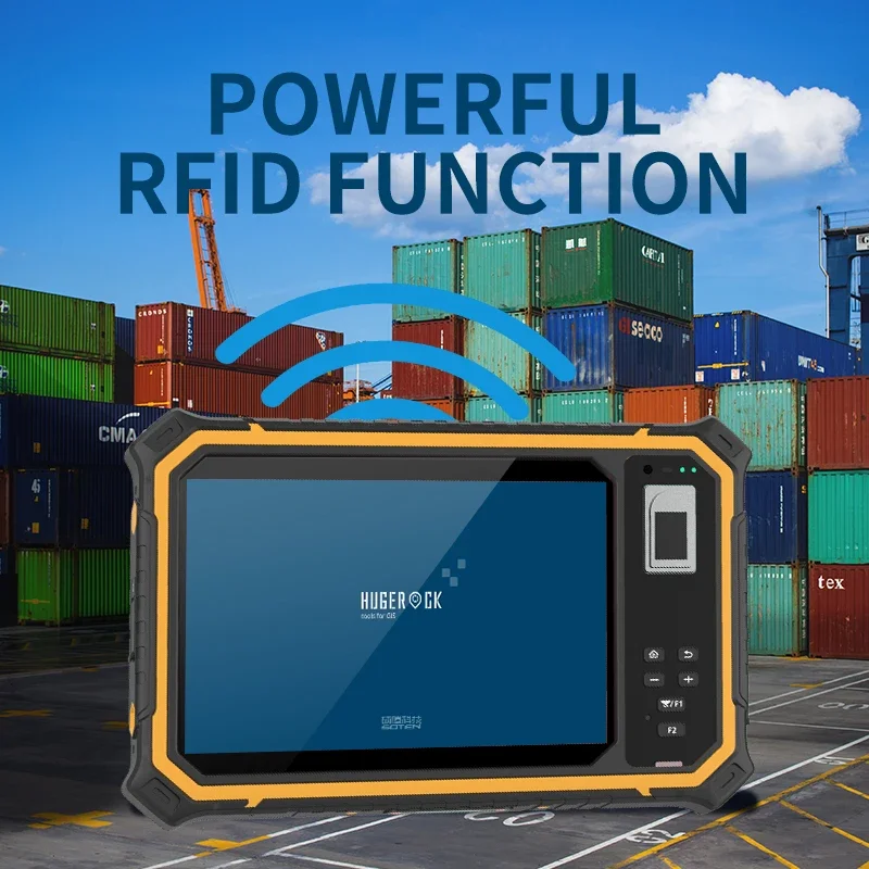 T80 industrial rugged android tablet pc computer 8 inch pdas oem barcode qr code reader module fingerprint