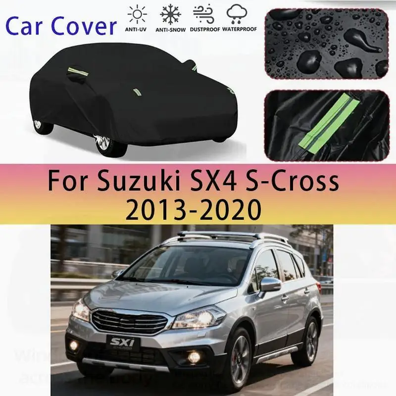 

For Outdoor Protection Waterproof Dustproof Full for Suzuki SX4 S Cross 2013 2020 Car Covers