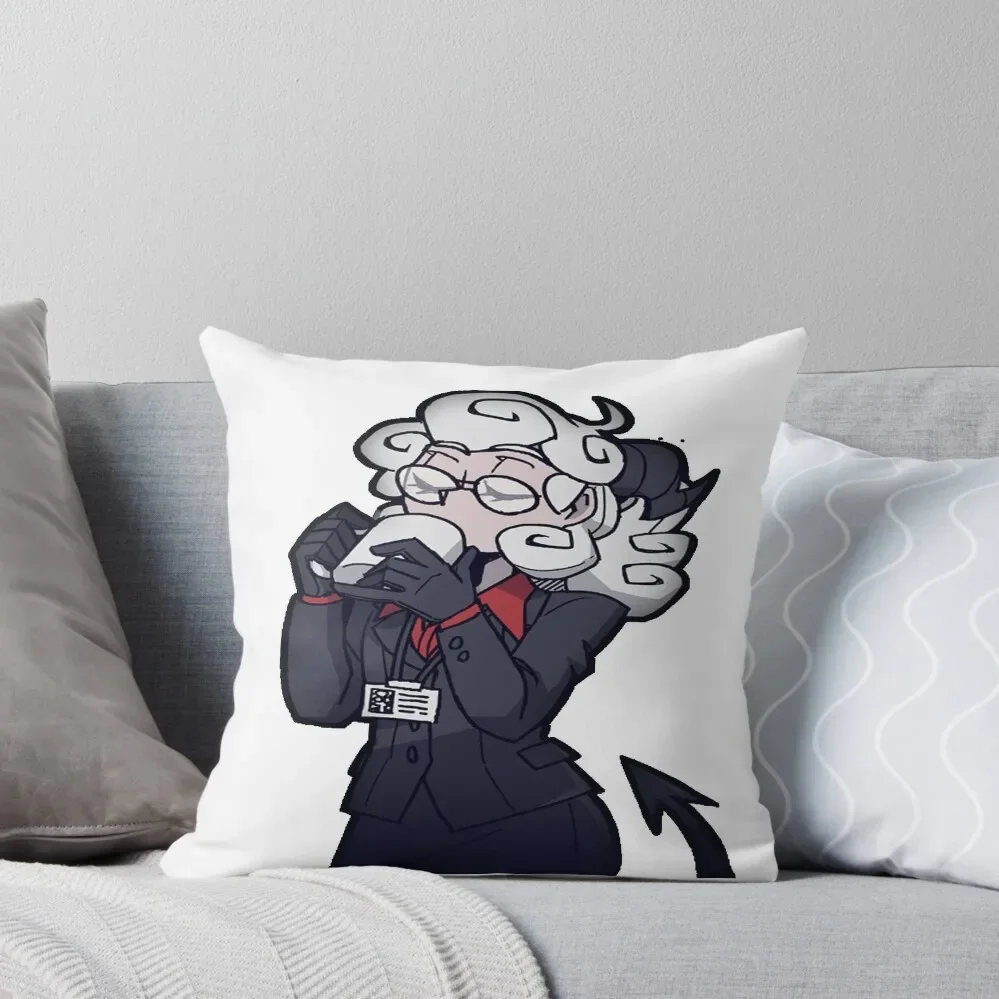 Pandemonica - Helltaker- Stickers/Shirts/More Throw Pillow Decorative Cushion covers for pillows