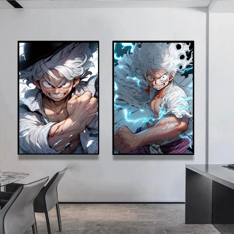 

Canvas Hd Prints One Piece Luffy Zoro Cuadros Best Gift Aesthetic Poster High Quality Children Gifts Room Home Modular Painting